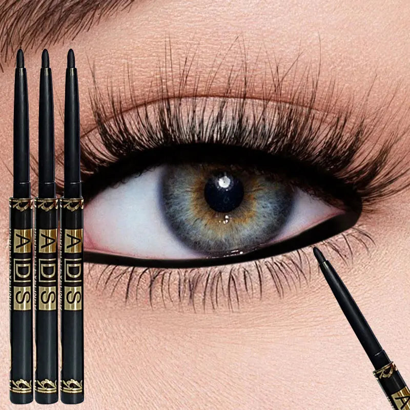 3PCS/9PCS Long-Lasting Waterproof Black Eyeliner Pencil -Smudge-Proof Sweat-Resistant for Bold Eye Makeup, ldeal Gift | 1