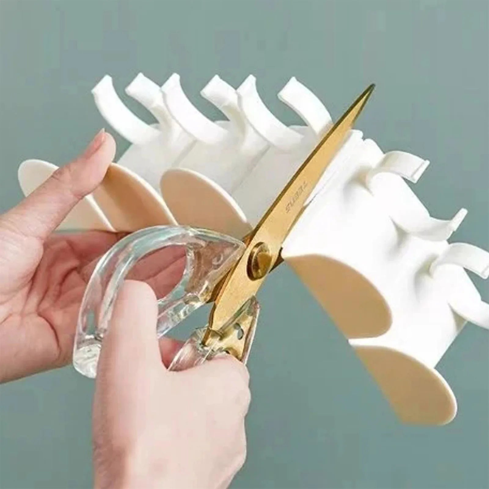 2 Pieces Wall Mounted Spice Jar Holder Adjustable Spice Rack Organizer for Improve Your Kitchen Efficiency | 1