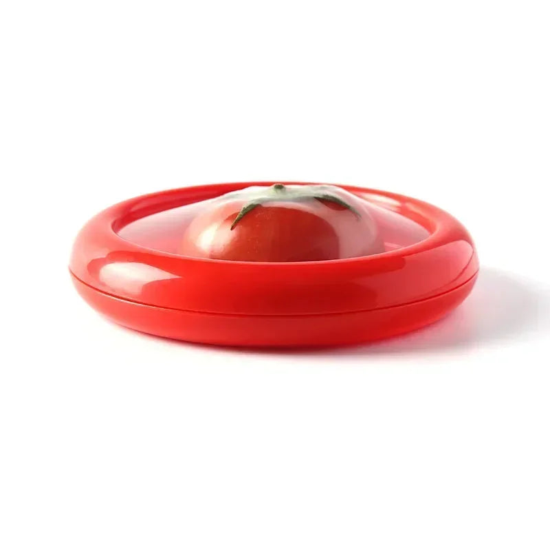 Half Cut Fruit Freshing Container Lemon Box Avocado Storage Onion Tomato Organizer Sets Kitchen Accessories | Color:1PC Tomato container