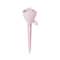 New Flower Watering Device Dripper Automatic Watering Adjustable Flow Rate Watering Flower Irrigator Water Seepage Device | Color:Pink