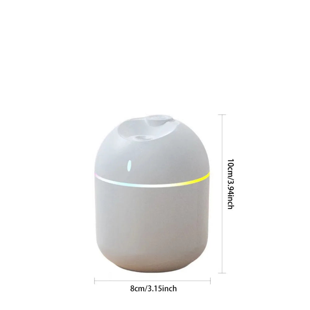 270ML Air Humidifier Cool Mist Aroma Diffuser LED Night Light  power-off protect USB Humidificador For Home Office | 1