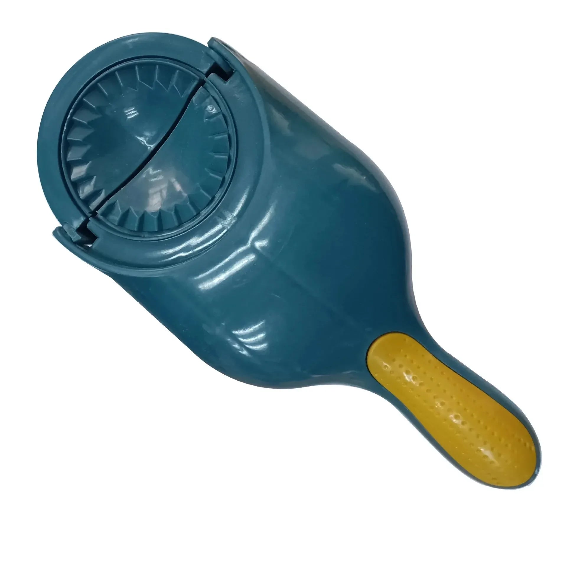 2 in1 Dumpling Maker DIY Kit Wrapper Presser Dough Pressing Ideal for Home Cooking Dough Skin Molder Machine Kitchen Gadgets | Color:1pc blue