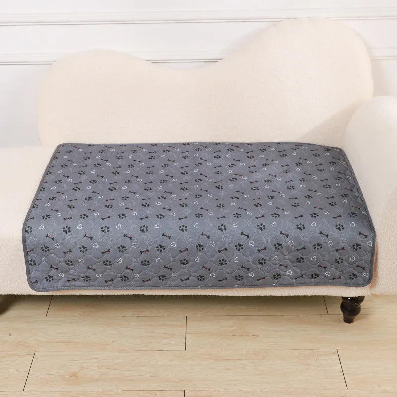 Dog Pee Pads Washable Dog Pet Diaper Mat Waterproof Puppy Cat Training Diaper Mat Pet Supplies | Color:style1