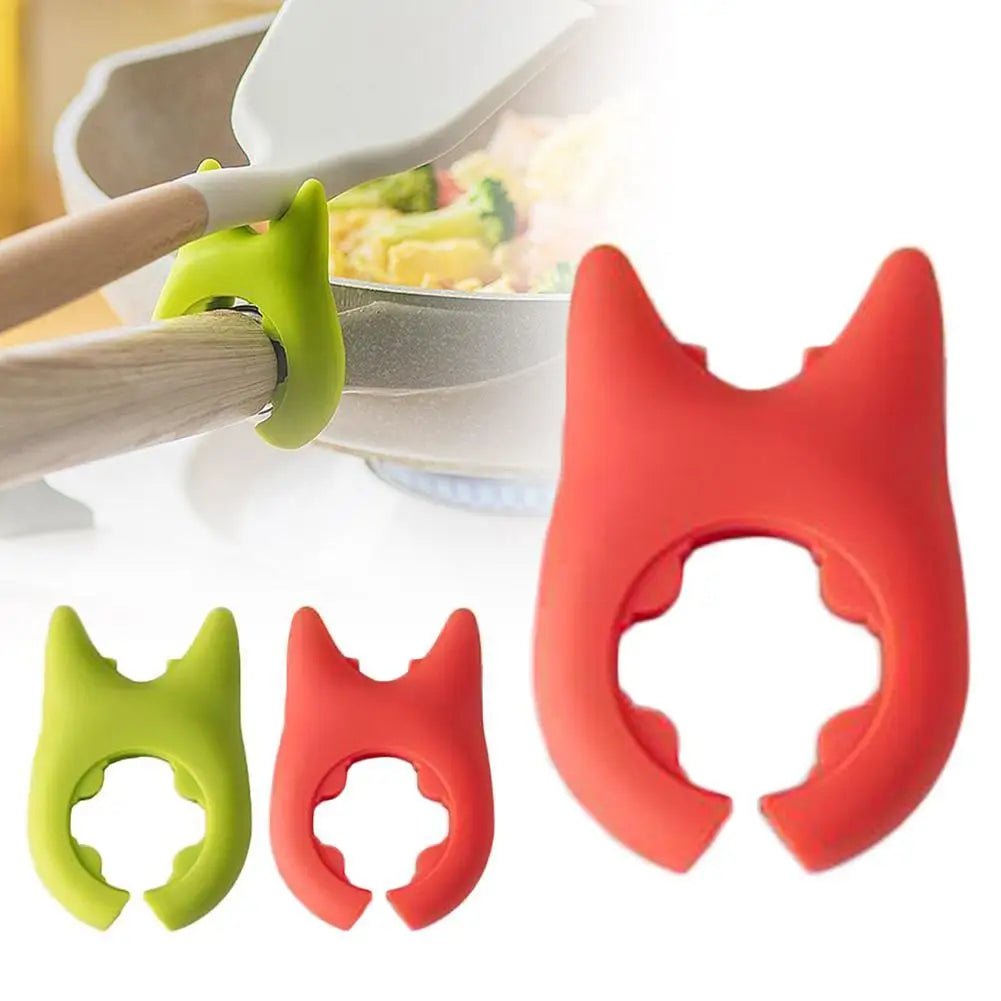 Silicone Spoon Rest Kitchen Organizer For Fork Spatula Rack Spoon Holder Stand Tableware Storage Rack For Spoon Pot Lid Holder | 0