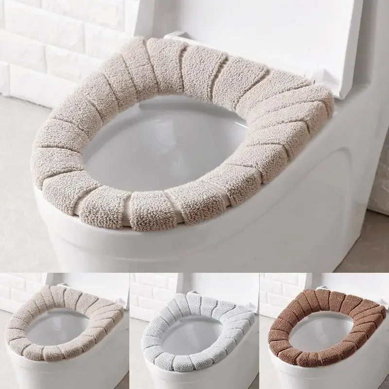 Toilet Seat Cover Warm Soft Acrylic Washable Mat Home Decor Closestool Mat Seat Case Toilet Lid Cover Accessories Bathroom Home | 0