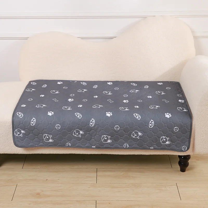 Dog Pee Pads Washable Dog Pet Diaper Mat Waterproof Puppy Cat Training Diaper Mat Pet Supplies | Color:style3