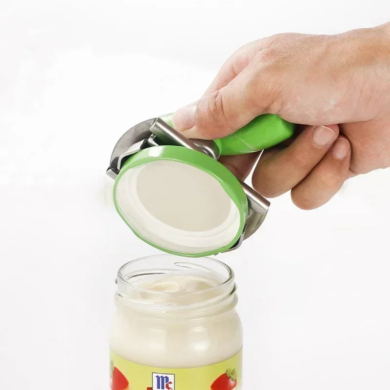 Adjustable Multi-function Bottle Cap Opener Stainless Steel Lids Off Jar Opener Labor-saving Screw Can Opener for Kitchen Gadget | 2