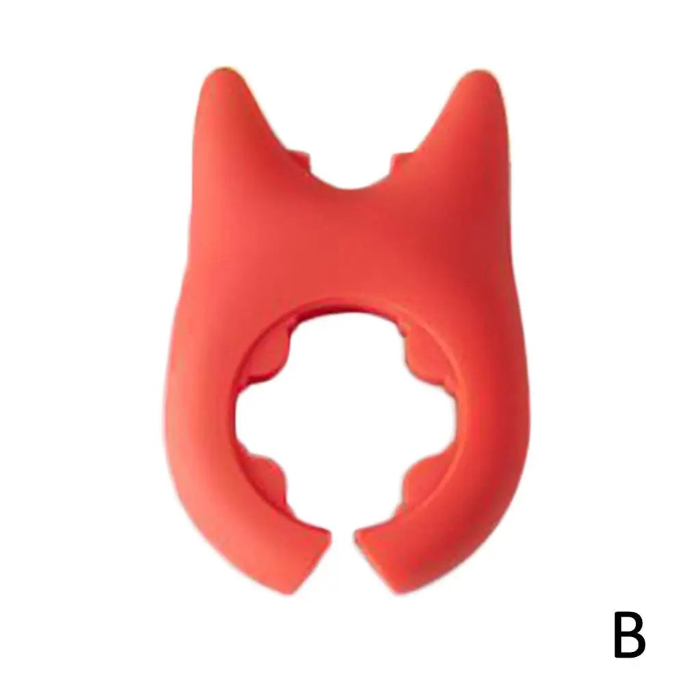 Silicone Spoon Rest Kitchen Organizer For Fork Spatula Rack Spoon Holder Stand Tableware Storage Rack For Spoon Pot Lid Holder | Color:red 1pc