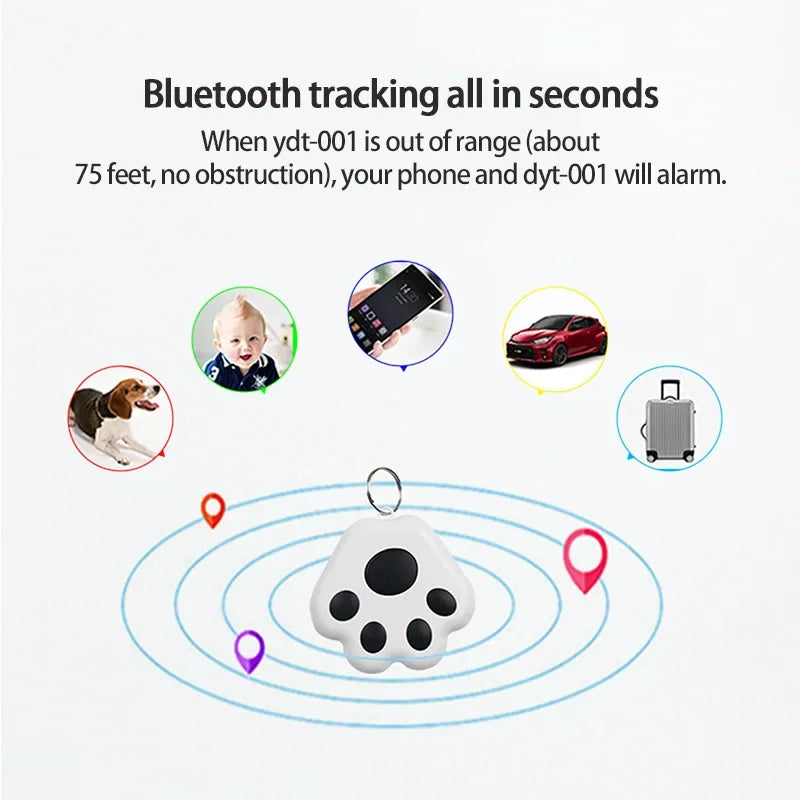 Smart Mini GPS Tracker Key Kids Bag Finder Dog Cat Pet Locator Bluetooth Tracker Device Anti-lost Reminder for IOS/ Android | 4