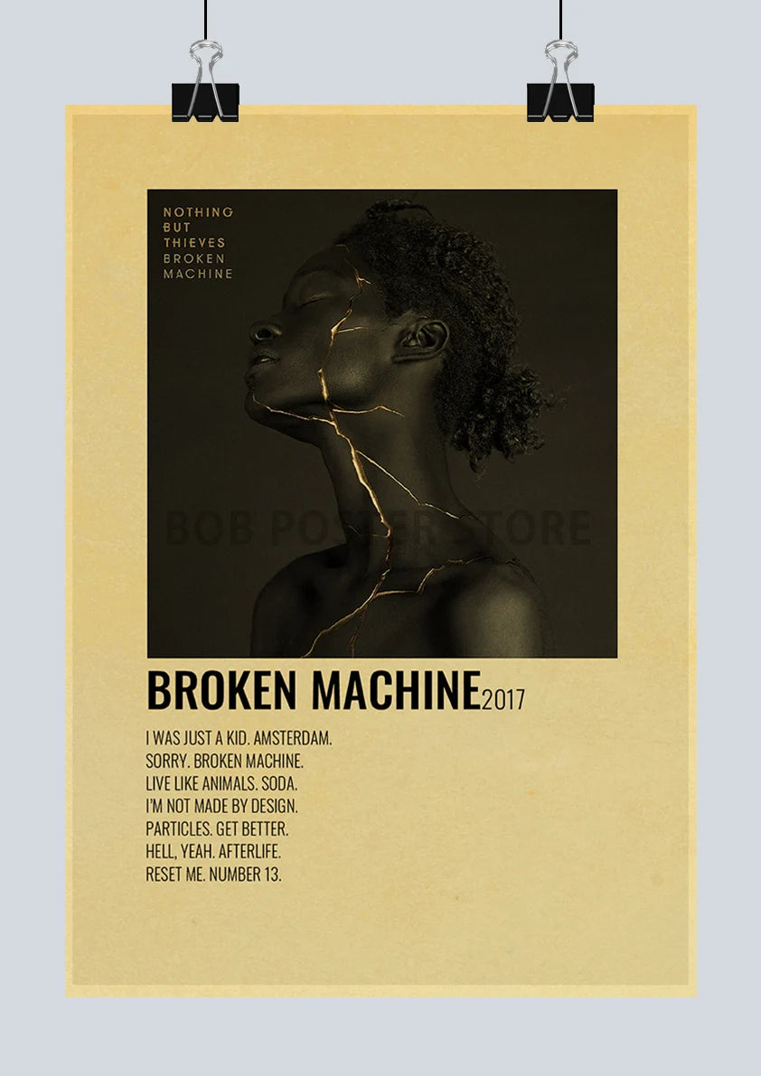 Classic Hot Singer Musician Poster Vintage Kraft Paper Decorative Collection Art Home Study Room Bar Cafe Door Gift Wall Sticker | Color:Q217-9