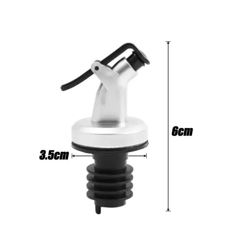 1-5PCS Oil Bottle Stopper Lock Plug Seal Leak-proof Nozzle Sprayer Oil Bottle Stopper Cap Liquor Dispenser Wine Pourer Gadgets | 5