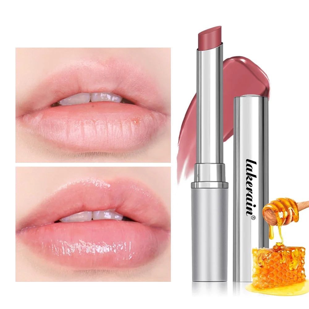 Long Lasting Moisturizing Lipstick Natural Lip Plumper Makeup Lip Plumping Gloss Cosmetics Exfoliating For Lip Care Product | Color:1pcs