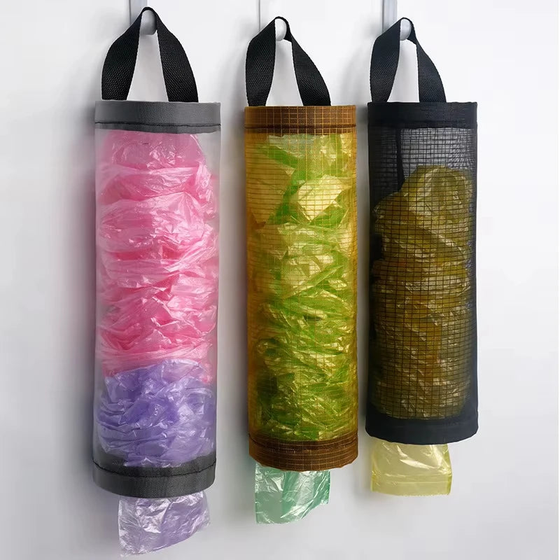 Kitchen Organizer Garbage Bag Storage Basket Garbage Organizer Plastic Bag Holder Garbage Collection Storage Kitchen Accessories | 1