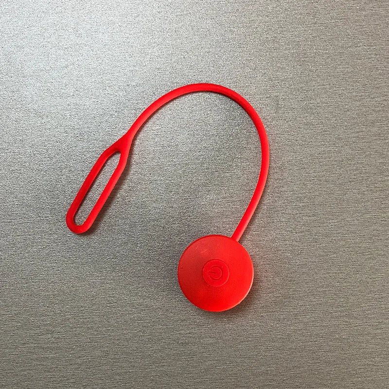 Outdoor Backpack Lights Silicone LED Night Running Warning Light Camping Riding Wind Rope Light Travel Equipment Tool Safety | Color:Red