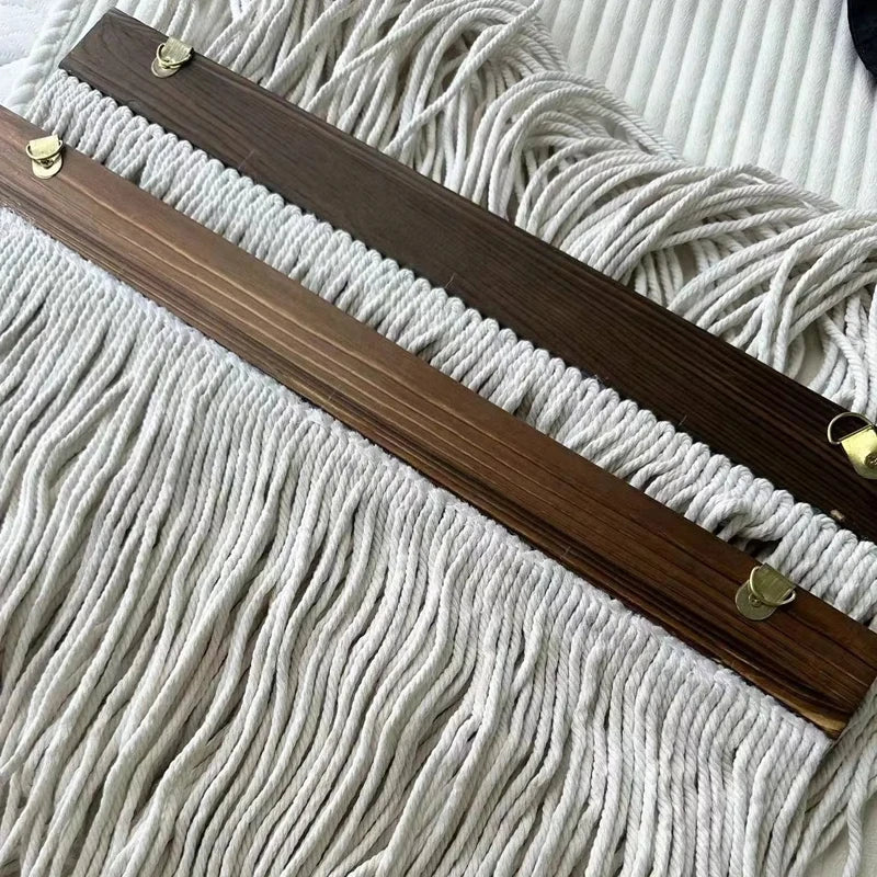 Wall Hanging Tapestry Bohemia Tassel Hand-Woven Curtain Tapestry Boho Decor House Decorations Living Room Hanging Decorations | 5