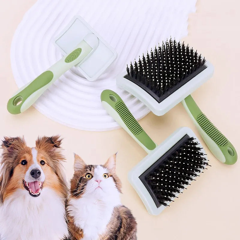 Dog Comb Pet Hair Remover No Hurt Brush for Dogs Hair Pulling Massage Dog Brush Soft Dogs Brushes Cleaning Cat Comb Pet Products | 3