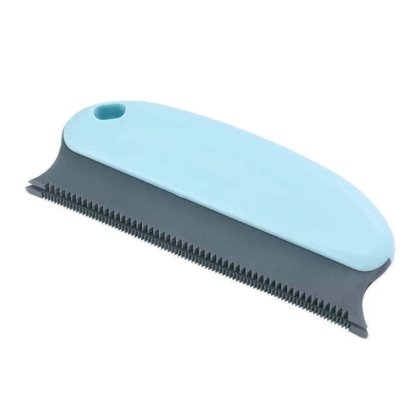 1pcs Multifunctional Household Fur Remover Not Hurt Clothing Brush Pet Cat Dog Portable Sofa Fabric Dust Removal Cleaning Brush | Color:Light blue