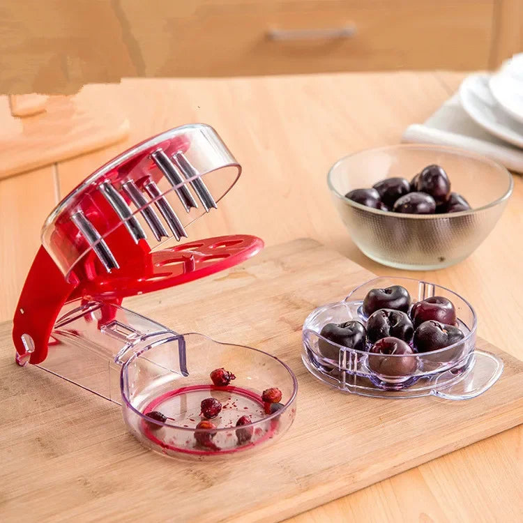 Cherry Pitter Olive Seed Squeeze Tool Stoner Remover Corer Pitter Stone Seed Remover Cherry Olive Pits Tools Kitchen Corer Fruit | 1
