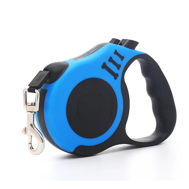 3M/5M Retractable Dog Leash Automatic Flexible Dog Puppy Cat Traction Rope Belt Dog Leash for Small Medium Dogs Pet Products | Color:Blue