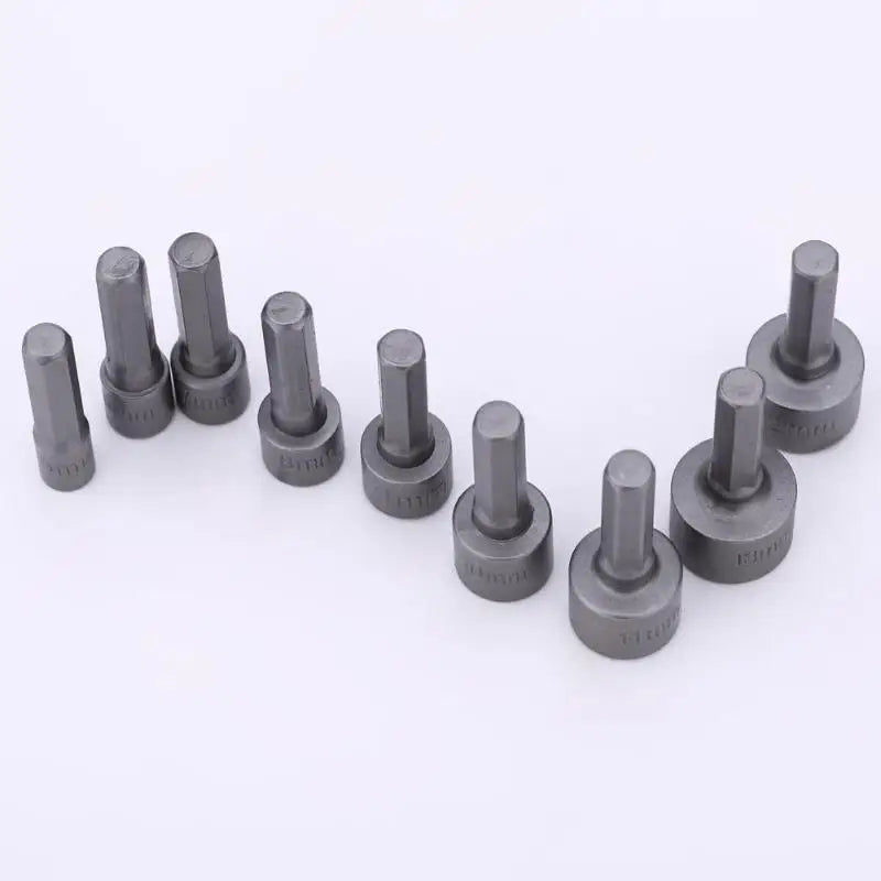 9pcs/set 5mm-13mm Hex Sockets Sleeve Nozzles Nut Driver Set Screwdriver Set Schroevendraaier Set Bits Sets Tools Socket Wrenches | 4