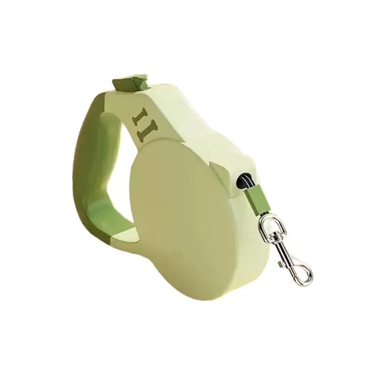 Retractable Dog Leash for Small Medium Dogs Cats 3/5M Automatic Expandable Pet Leash Durable Anti-Breaking Lead for Walking | Color:Green