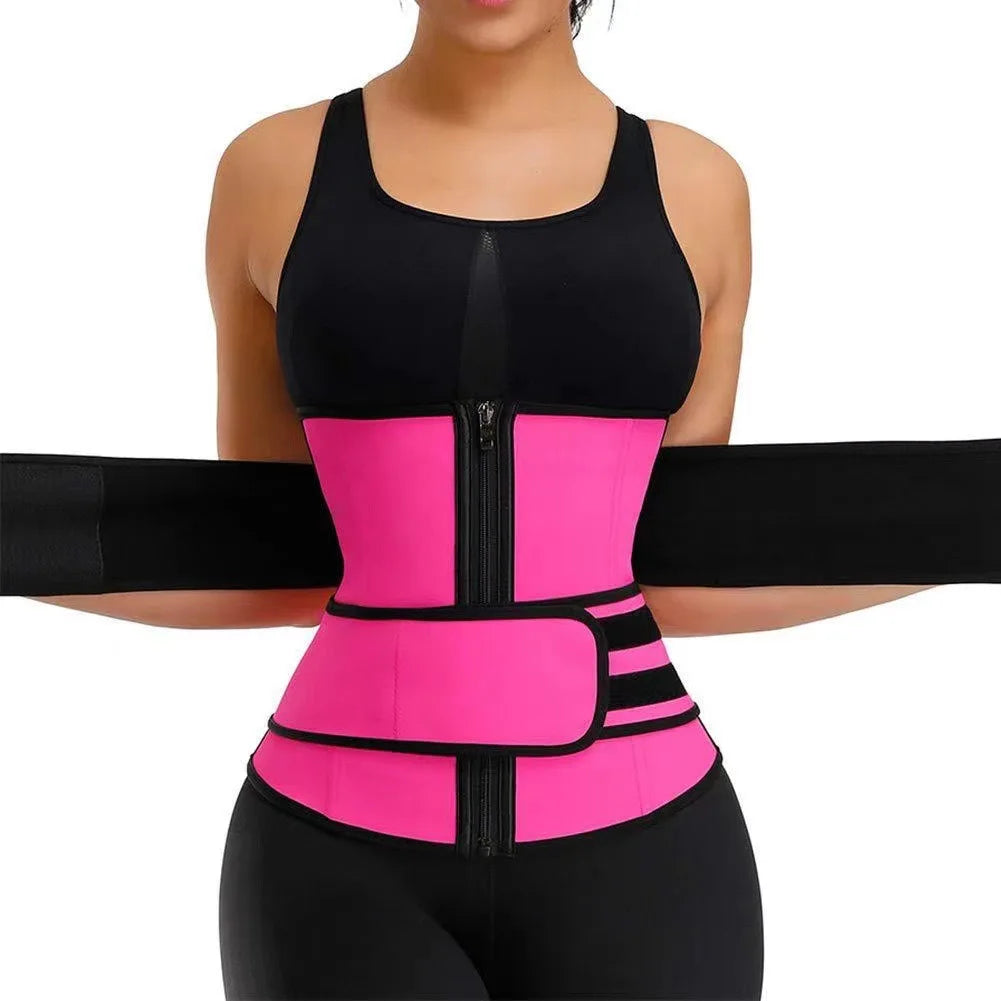 1pc Waist Trainer Slimming Body Shaper Fitness Belt Weight Loss Fat Burning Sport Girdle Sweat Trimmer Workout Cincher Shapewear | 2