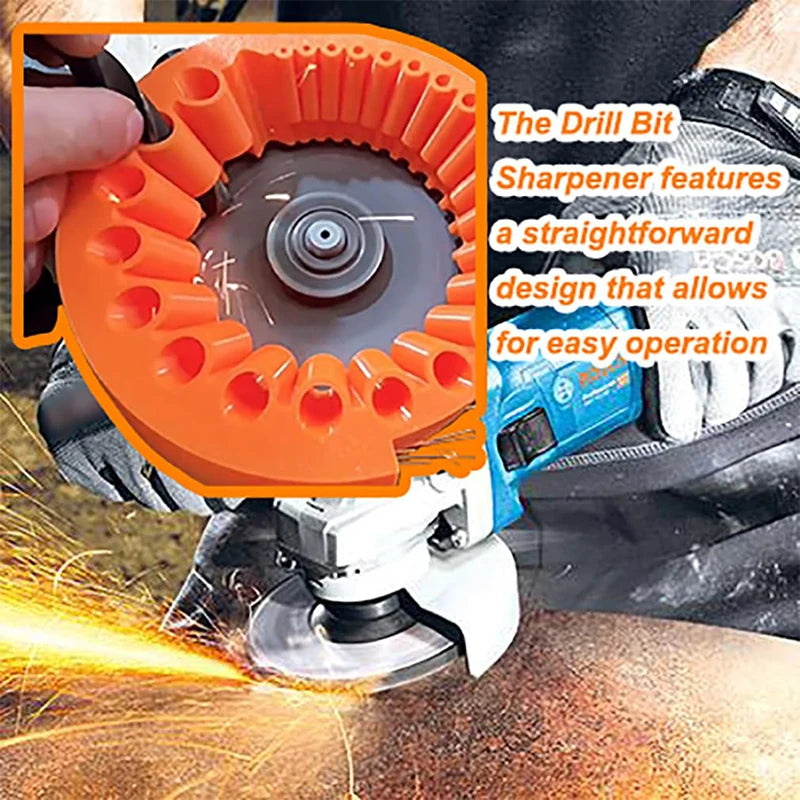 Multipurpose Drill Bit Grinding Sharpener Polishing Grinding Tool 125mm Angle Grinder Powered Tool Parts For 2-13mm Drill Bits | 5